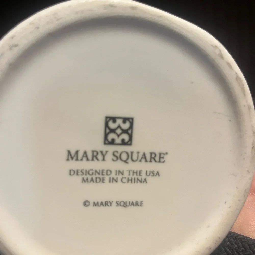Mary Square Coffee/tea Mug. “I just want to drink coffee and‎ pet my dog”
